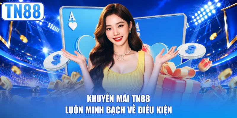 Khuyến mãi TN88 luôn minh bạch về điều kiện 