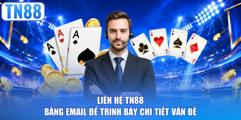 Liên hệ TN88 bằng email để trình bày chi tiết vấn đề