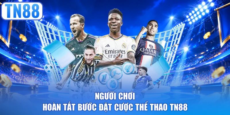 Người chơi hoàn tất bước đặt cược thể thao TN88