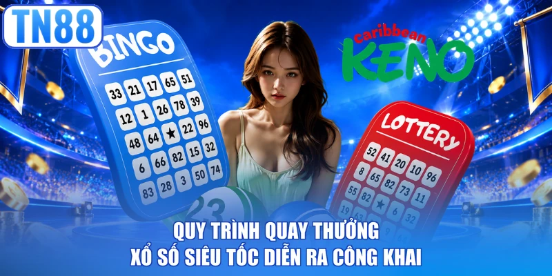 Quy trình quay thưởng xổ số siêu tốc diễn ra công khai